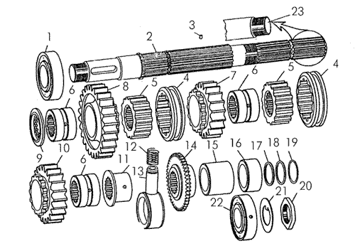 Вал верхний Б-170 Вал верхний Б-170